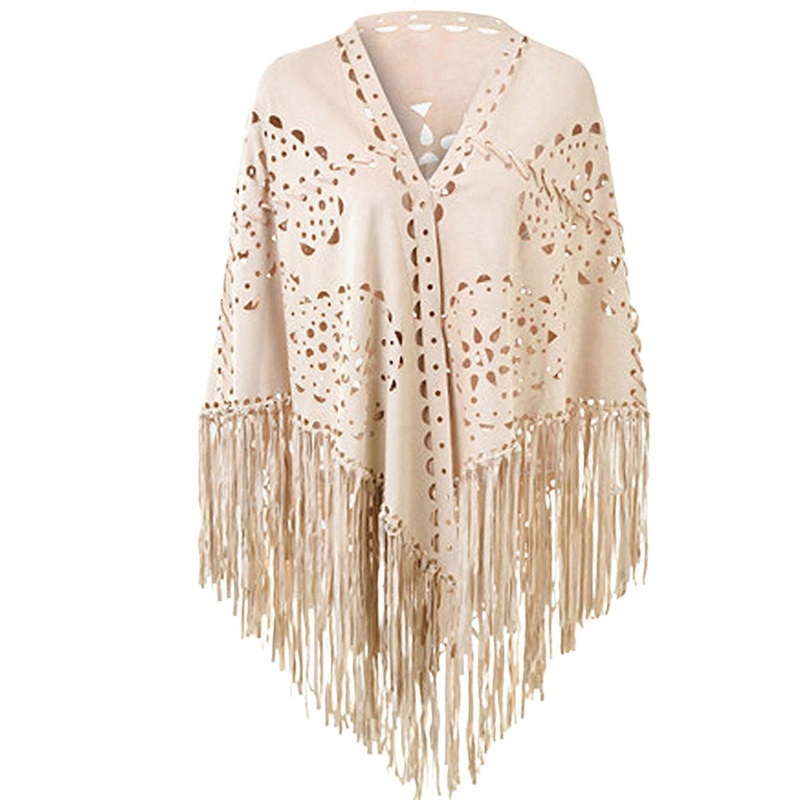 Large Warm Shawl Wrap Tasseled Solid Color Winter Accessory Casual Crop Solid Color Hollow Oversized Shawl for Ladies  Beige | Fruugo SG