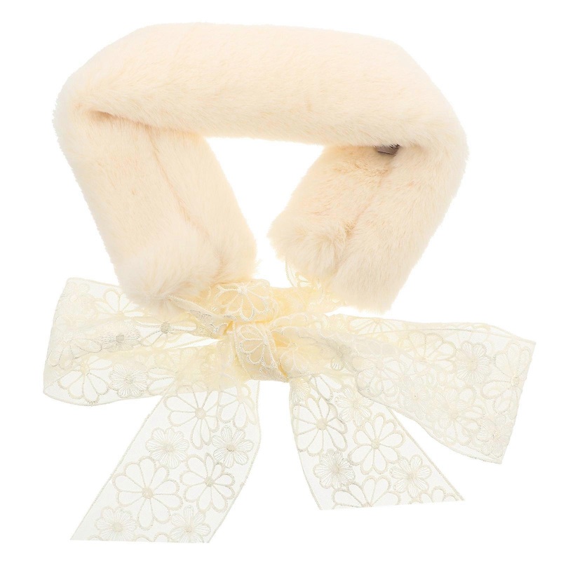 Neck Protection Ladies Fall Elegant Design 160x8x3cm White Warm Scarf 1Pcs | Fruugo SG