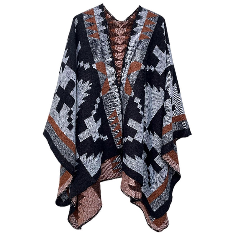 Oversized Polyester Shawl Versatiles Scarf Travel Shawl Unique Pattern Shawl for Trendy Youth Adults  Gray | Fruugo SG