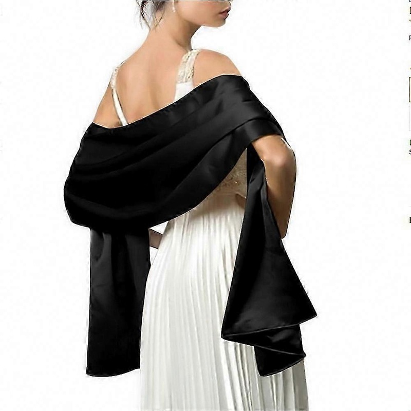 Satin Shawl Wraps for Evening Party Dresses, Women’s Solid Wedding Shawls for Brides and Bridesmaids | Fruugo SG