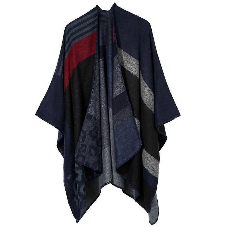 Thicken Shawl Scarf Open Front Poncho Winter Cardigant for Lady | Fruugo SG