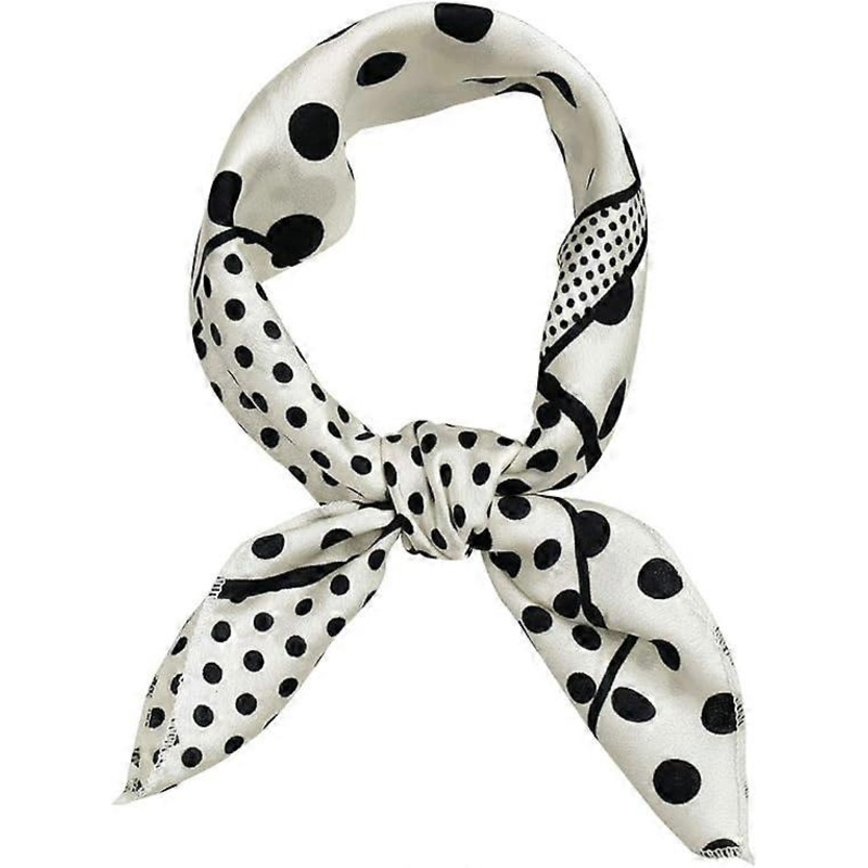 50cm 1950s Vintage Retro Polka Dots Square Scarf Head Neck Scarves Kerchief Neckerchief | Fruugo SG