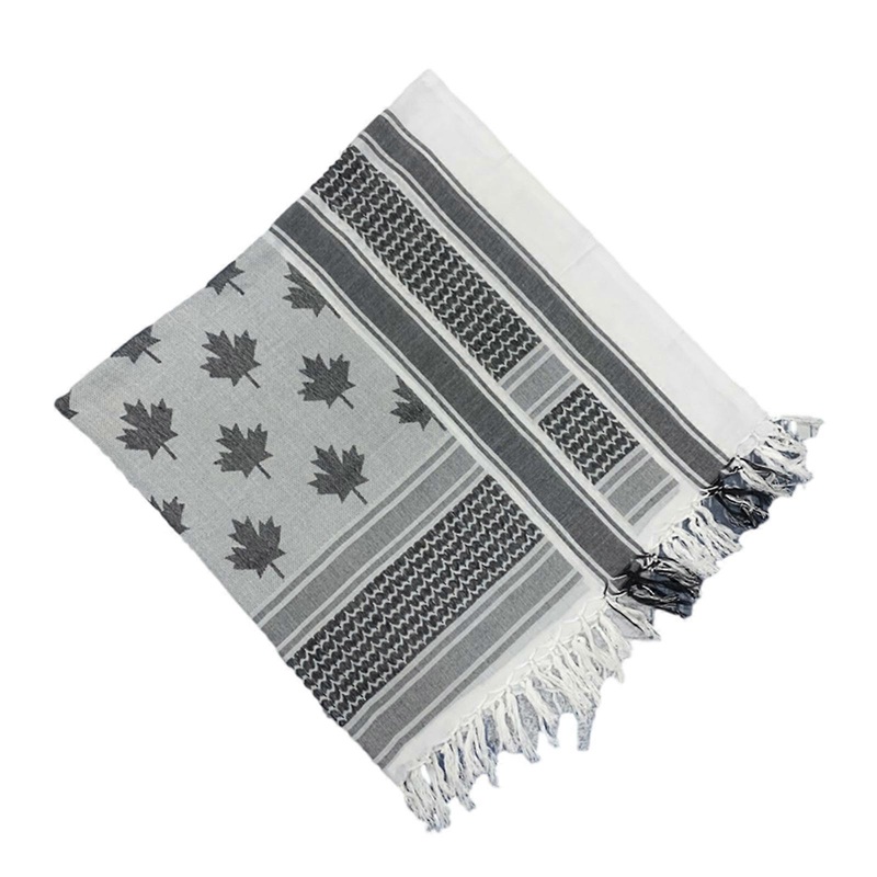 Black and White Large Shemagh Scarf Arabian Desert Scarves for Unisex Neck Head Wrap Keffiyeh Square Shawl with Tassels | Fruugo SG