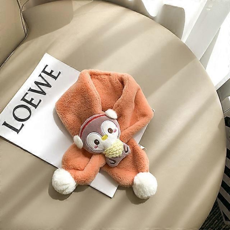 Soft Imitation of rabbit hair scarf for boys and girls cartoon Winter cute sweet baby warm scarf for outdoor comfort children | Fruugo SG