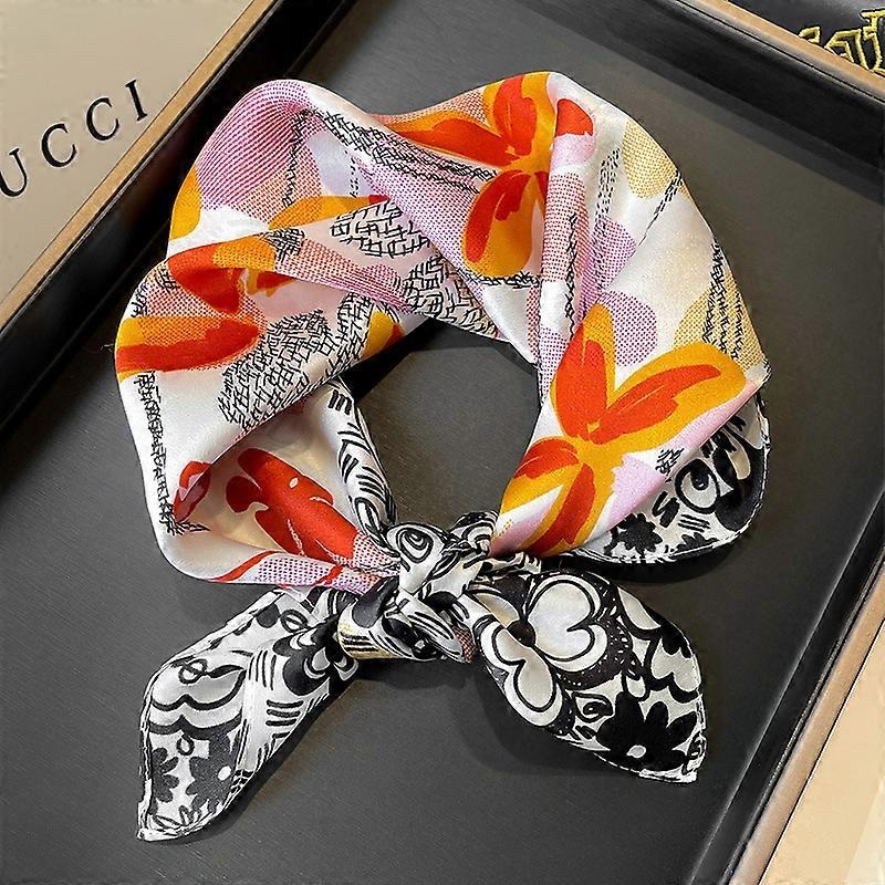 Women’s 100% Pure Mulberry Silk Small Square Scarf – Neckerchief Women – Silk Headscarf – 21 x 22 | Fruugo SG