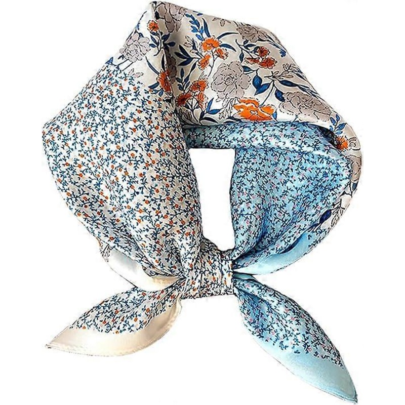 Women’s 100% Pure Mulberry Silk Small Square Scarf – Neckerchief Women – Silk Headscarf – 21 x 29 | Fruugo SG