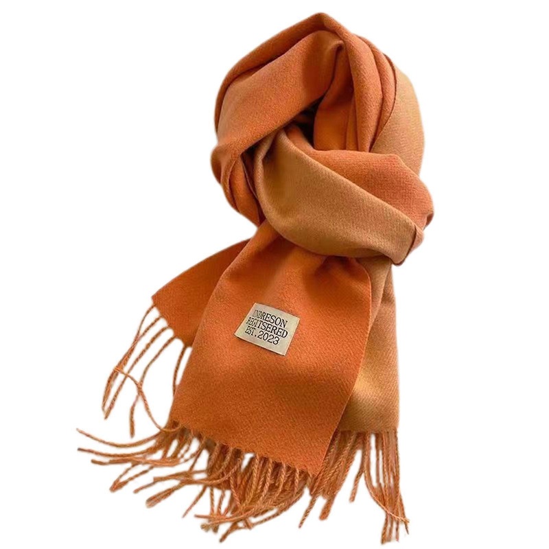 Women Winter Fringed Edges Thick Scarf Maillard Look Neckerchief Elegant Thick Double Sided Neck Guard Lightweight  C15 | Fruugo SG