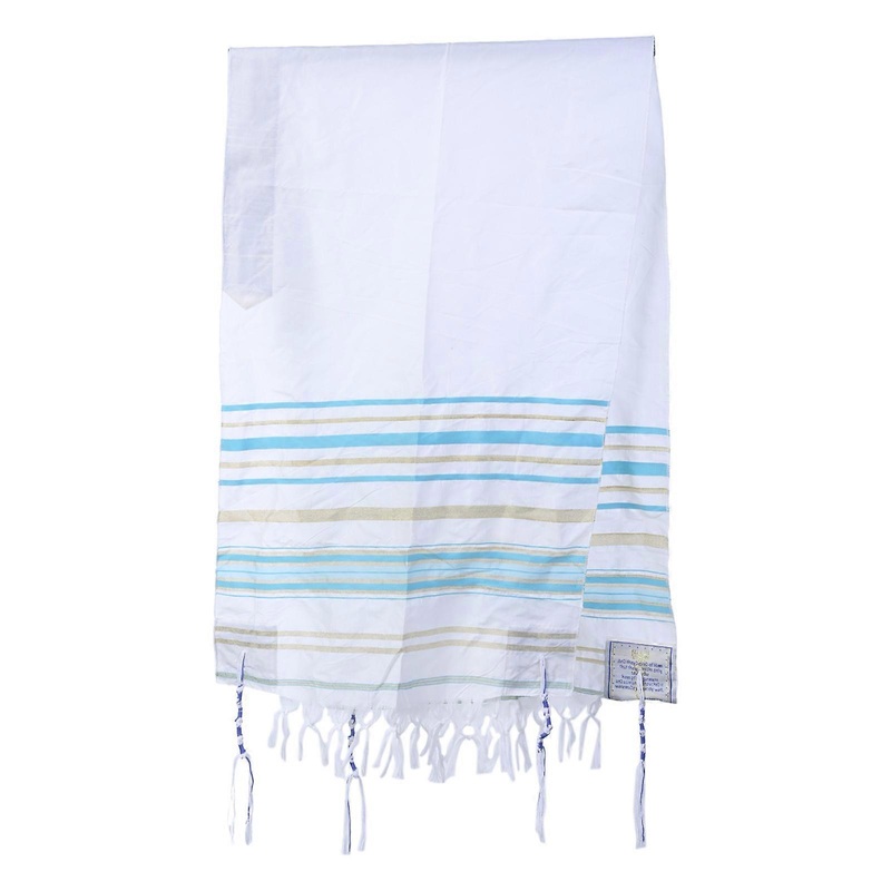 Yeshua Shawl Tallit Prayer Shawl Messianic Tallit Prayer Shawl Tallit Prayer Shawl Israel Talitnia Tassels  sky blue | Fruugo SG