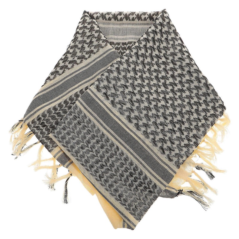 Arab Wrap Scarf Shemagh For Men Winter Neck Warmer Cotton Outdoor Sports Headwrap Face Cover 1Pcs | Fruugo SG
