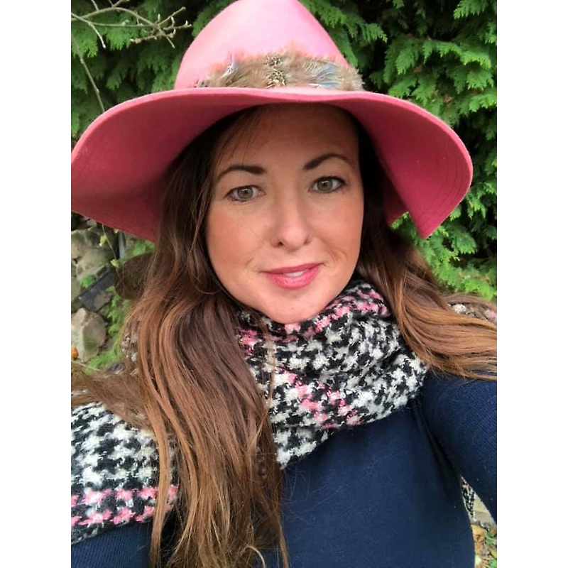 Belle Divino Quality Checked Stylish Large Scarf Black Pink | Fruugo SG