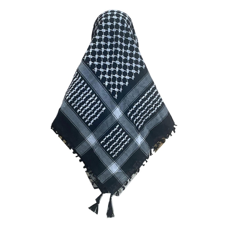 Classical Headwrap Shemagh Scarf Sun Protective Arab Keffiyeh Headscarf Arabian Neck Wrap Ethnic Hijab Shawl | Fruugo SG