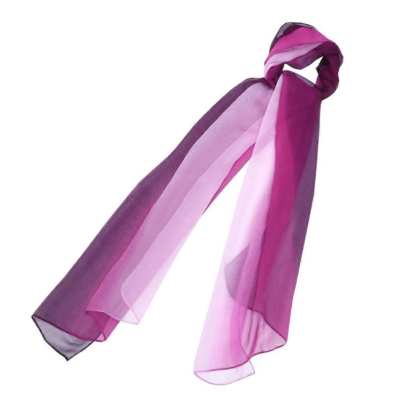 Elegant Scarf For Women Purple Gradient Shawl Stylish Cape Cappa Tippet Sprayproof 1Set | Fruugo SG