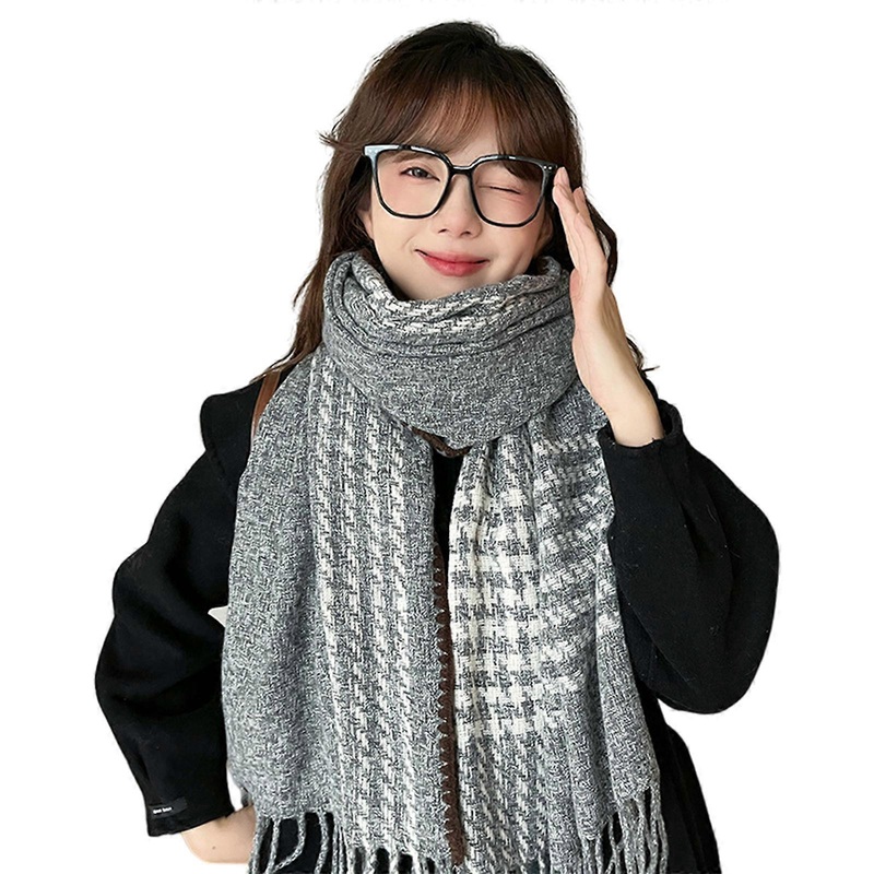 Fashion Scarf, Color Block Shawl, Oversized | Fruugo SG