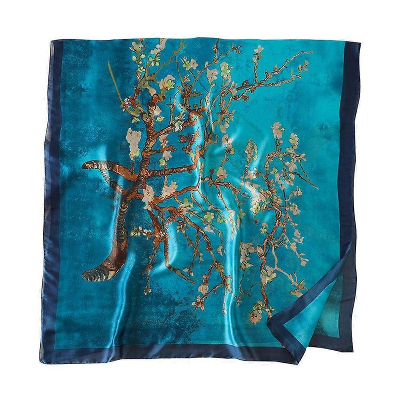 Fashion Scarf For Women Lightweight Imitation Silk Scarf Ethnic Printed Shawl Blue 180.00X80.00X1.00cm Sun Protection 1Pack | Fruugo SG