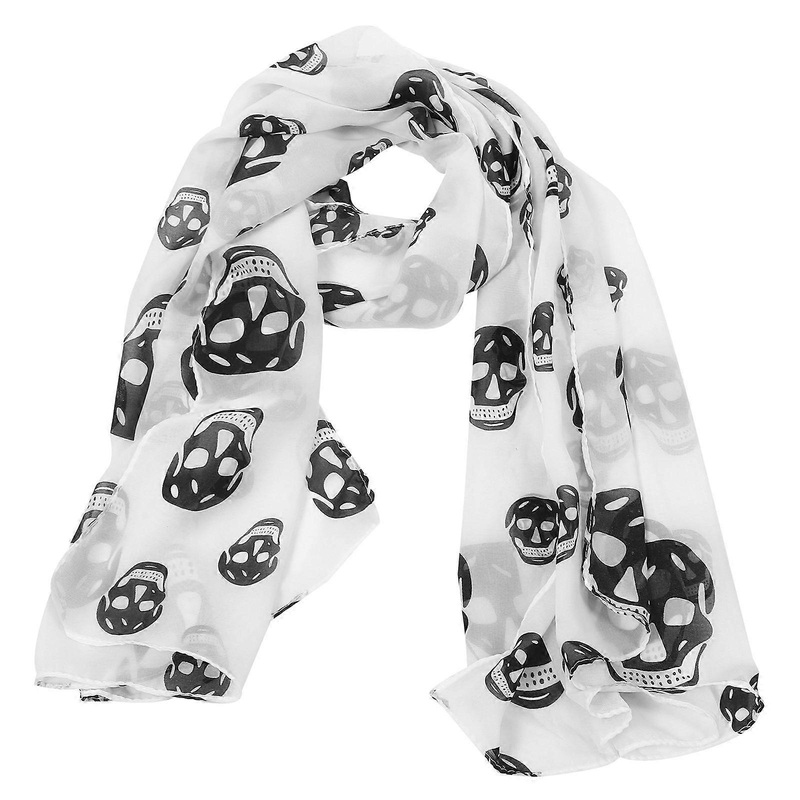 Long Chiffon Scarf Shawl Wrap For Women Girls Four Seasons 1Pack | Fruugo SG