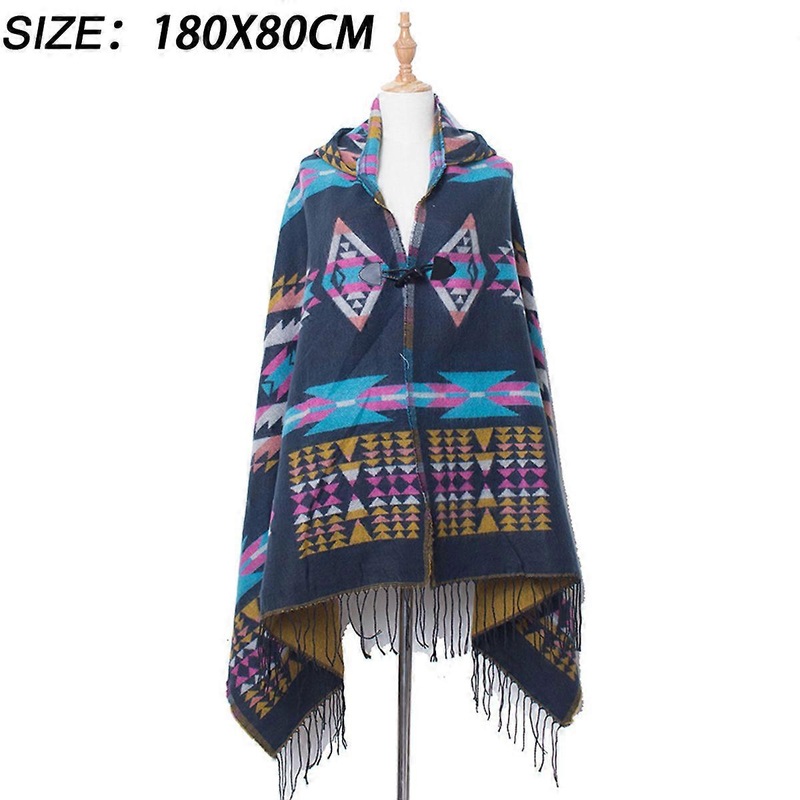 Shawl, Fringe Poncho, Vintage Patterned Cardigan, Cold Weather Scarf | Fruugo SG