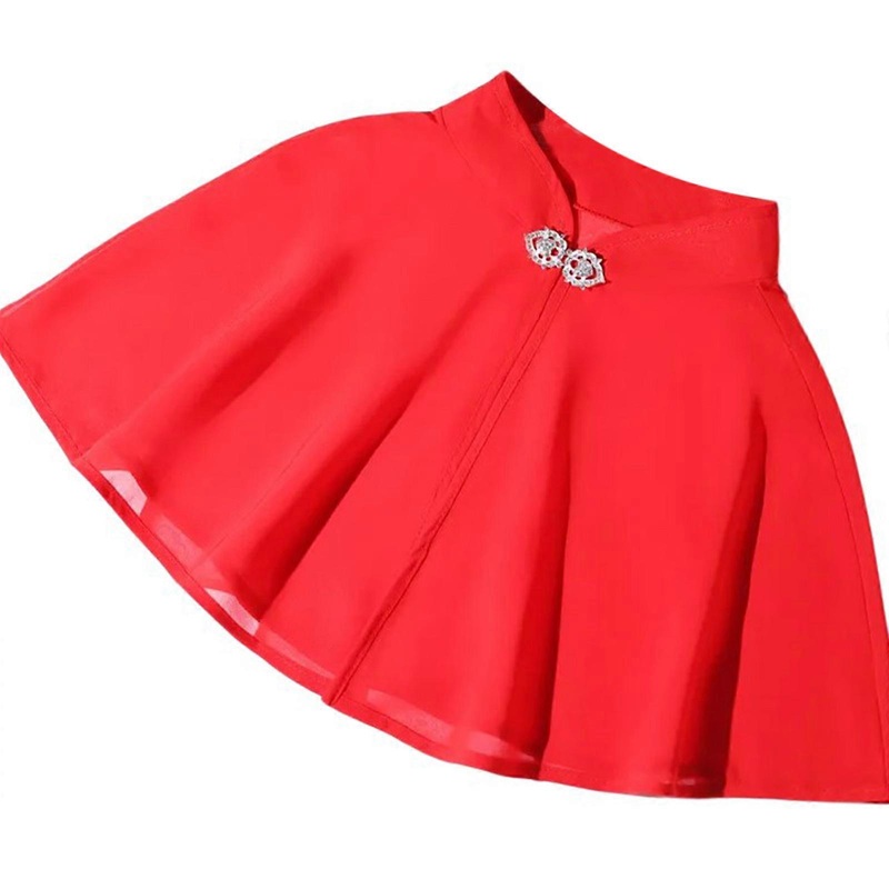 Shoulder Wrap Pashmina Chiffon Wrap Scarf for  Spring Evening Gown Shawl Shoulder Wrap for Formal Party  Red | Fruugo SG