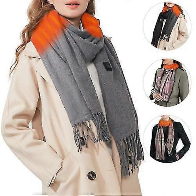 Smart Electric Heated Scarf Winter Neck Warmer Shawl Usb Man/woman Designer New | Fruugo SG