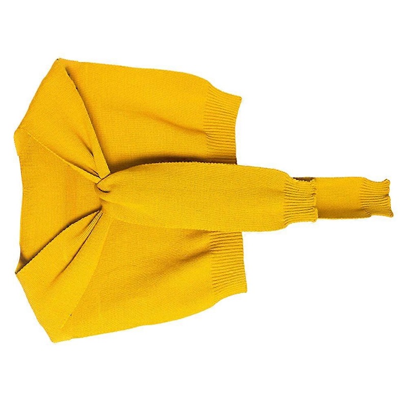 Soft Scarf For Women Yellow Fashionable Pattern Knotting Square Acrylic Fibers Outdoor Use 1Pack | Fruugo SG