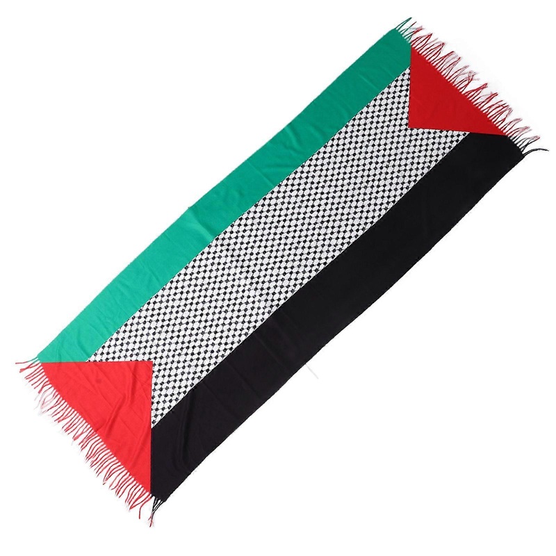 Traditional Arab Shawl Scarf Versatile Use For Cultural Events Red And Green Rectangular 1Set | Fruugo SG