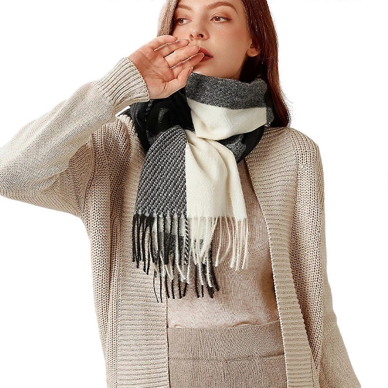 Women’s Plaid Blanket, Oversized Winter Scarf | Fruugo SG