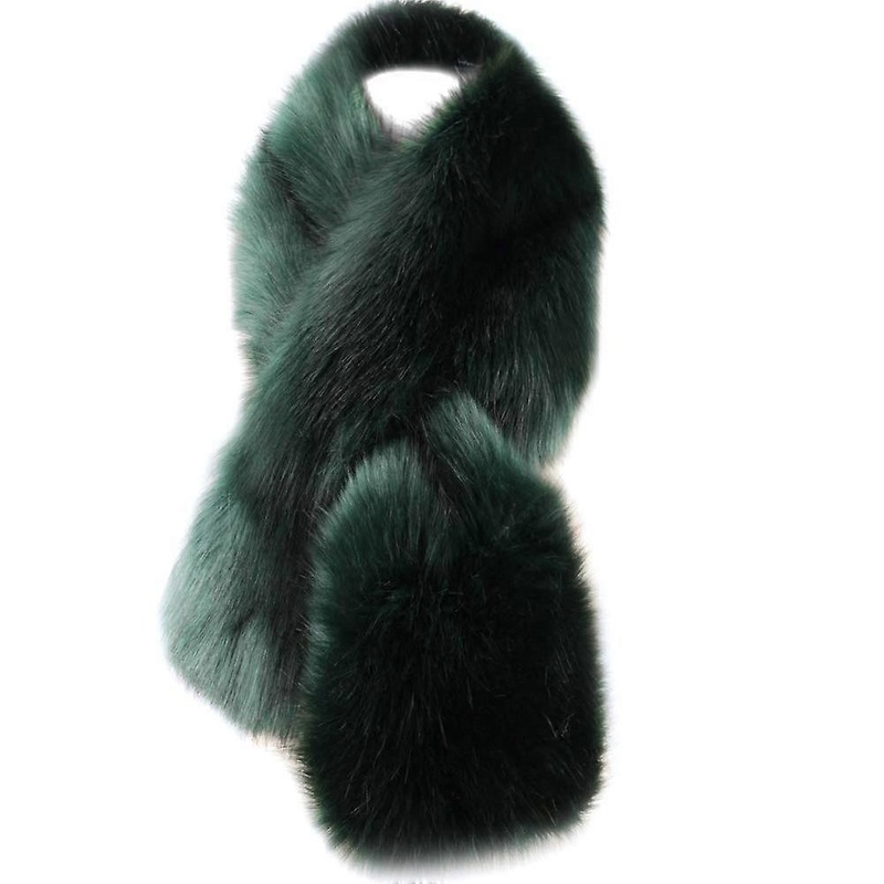 Women’s Winter Fake Faux Fur Scarf Wrap Collar Shawl Shrug | Fruugo SG