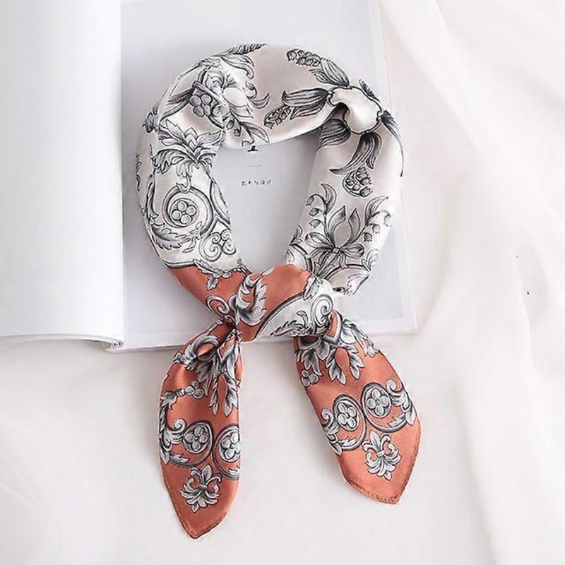 2023 Fashion Bandana Hair Scarf For Women Paisley Print Kerchief Silk Satin Head Scarfs Square Shawl Wraps Neck Scarves For Lady | Fruugo SG