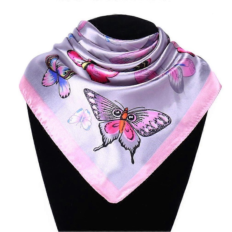 60cm Stripe Silky Scarf Uniform Neck Wrap Cloth Accessories for Lady | Fruugo SG