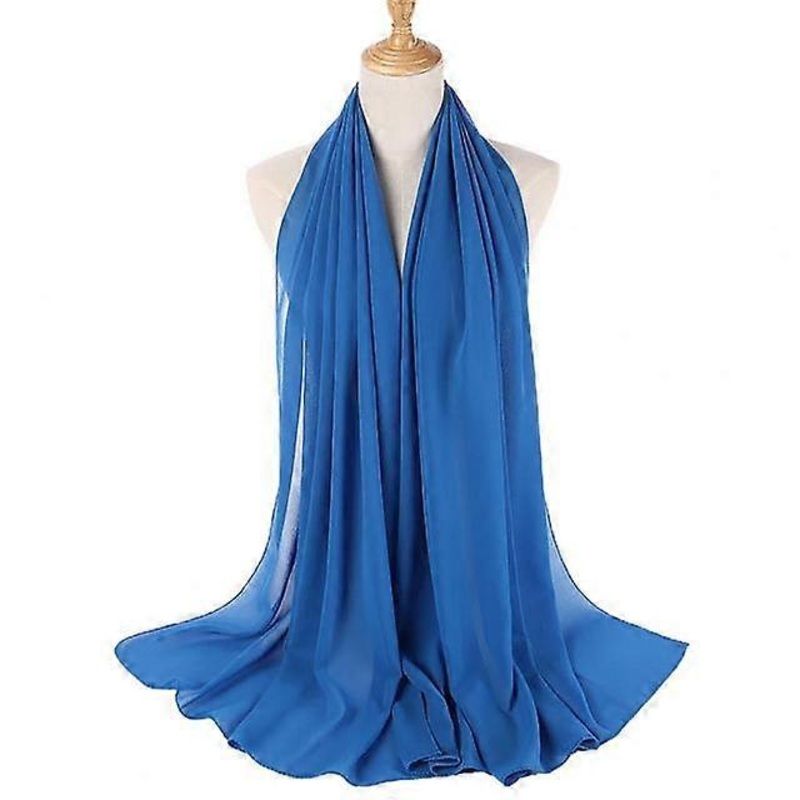 72cmx175cm Solid Color Scarf Women Ultrathin Chiffon scarves Women Hijab Long Shawl Scarf Wraps Ladies Headscarf bufandas mujer | Fruugo SG