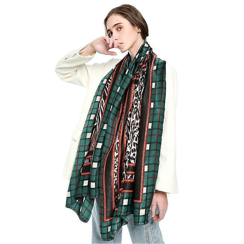 Autumn Winter Cozy Scarf Cotton Shawl Fashion Zebra Stripe Printed Wraps for Lady | Fruugo SG