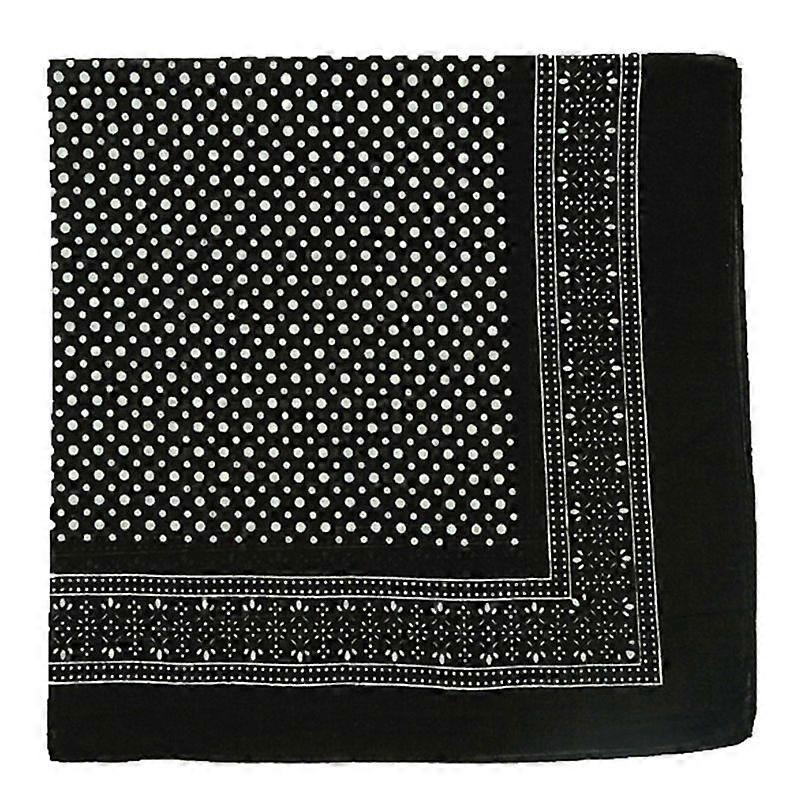 Bohemian Vintage Polka Dot Floral 50x50CM Unisex Cotton Sport Pocket Square Scarf Headband Bandana Hip-Hop Wristband Hair Wrap | Fruugo SG