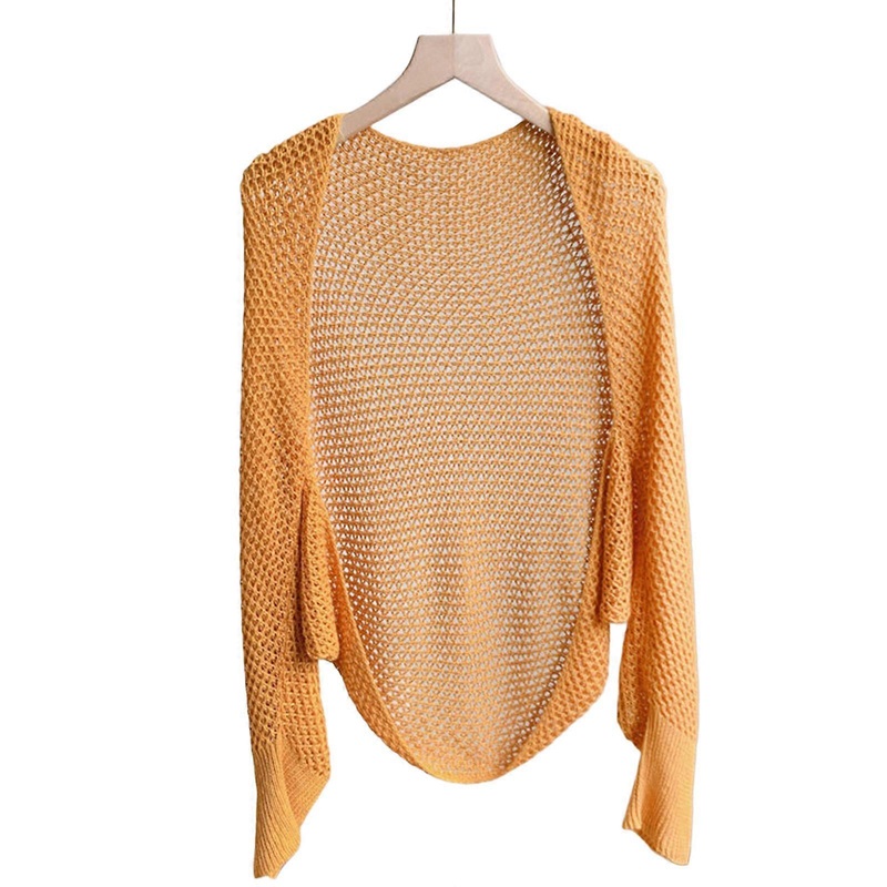 Classical Cloaks for Hot Summer Cool Wrap Neck Breathable Skin-friendly Cape for Mother Beach Sunproof Supplies  Yellow | Fruugo SG