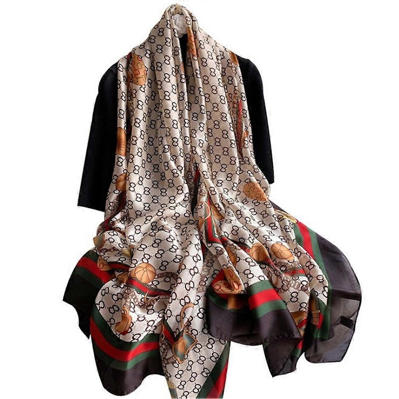 Fashion Satin Scarf Sun Proof Beach Cover up Silky Shawl Wrap for Lady | Fruugo SG