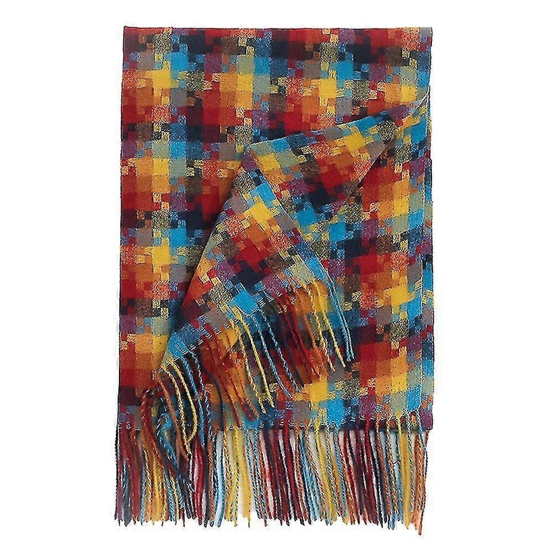 Ladies Autumn Winter Scarf Classic Flow Sugezi Scarf Warm Checkered Scarf High Quality | Fruugo SG