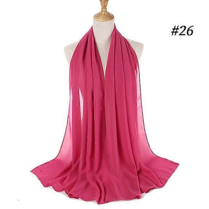 Luxury Brand Scarf Women Bubble Chiffon Scarf Solid Color Windproof Pashmina Ladies Scarfs Shawl And Wrap Girl Scarves Wholesale | Fruugo SG