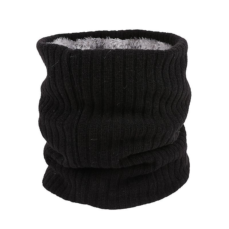 Scarf Men Women Warm Knitted Ring Scarves Wool Fur Thick Children Neck Warmer Boys Girl Plush Scarf Collar | Fruugo SG