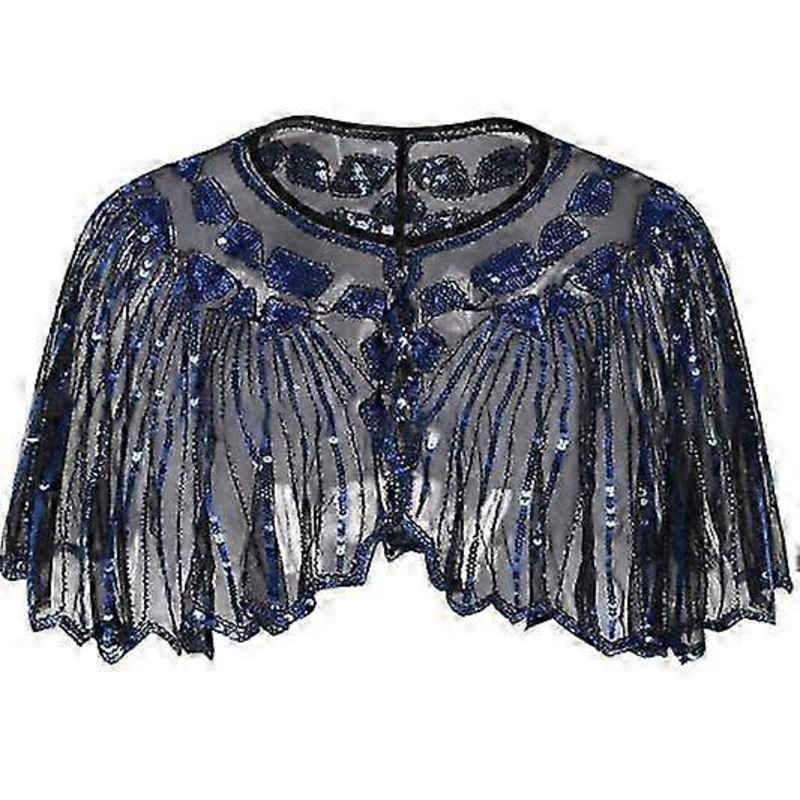 Sequin Art Deco Evening Cape Women’s Shawl Wedding Party Shawl Fz | Fruugo SG