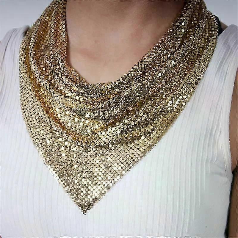 Sequined Scarves Fit For  Night Club Party Bandanas Punk Neck Scarf Stage PerFit For mances Necklace Shimmering Headscarf Neckwear | Fruugo SG
