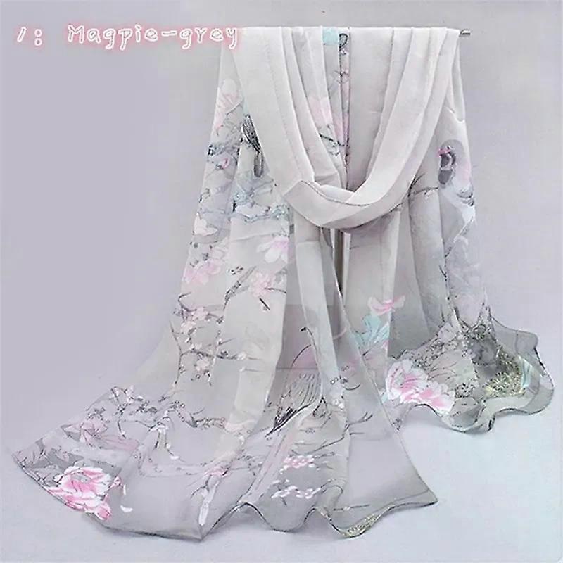 Summer Chiffon Scarf Butterflies Scarves Women s Scarf Long Shawl Spring Chiffon Infinity Scarf Foulard Hijab Scarf 150*40cm | Fruugo SG