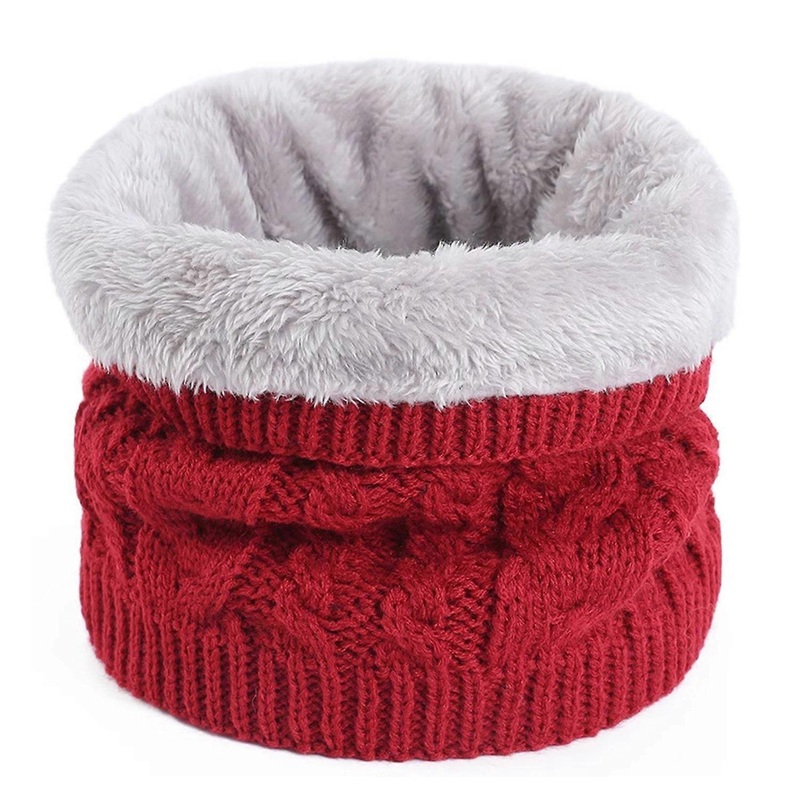 Women Men Thermal Scarf Solid Color Twist Texture Thickened Plush Lining Warm Neck Warmer Coldproof | Fruugo SG