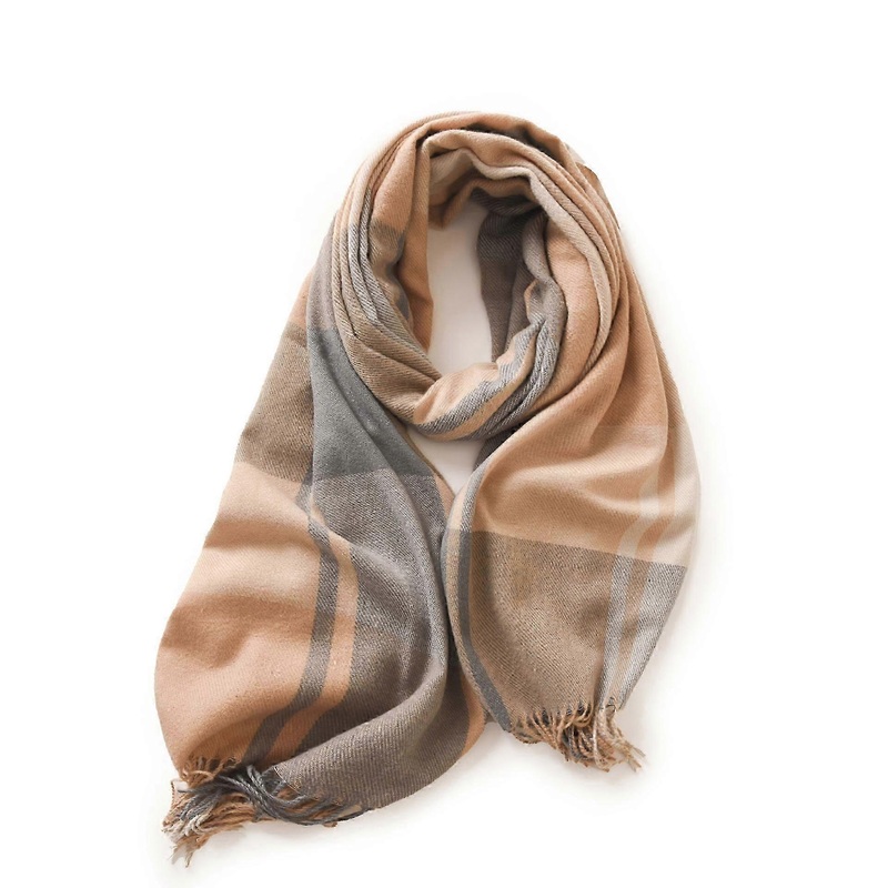 Wool Scarf, Women’s Scarf, Plaid Oversized Square Tassel Scarf Soft and Comfortable, Warm Tassel Neck 165*65cm | Fruugo SG