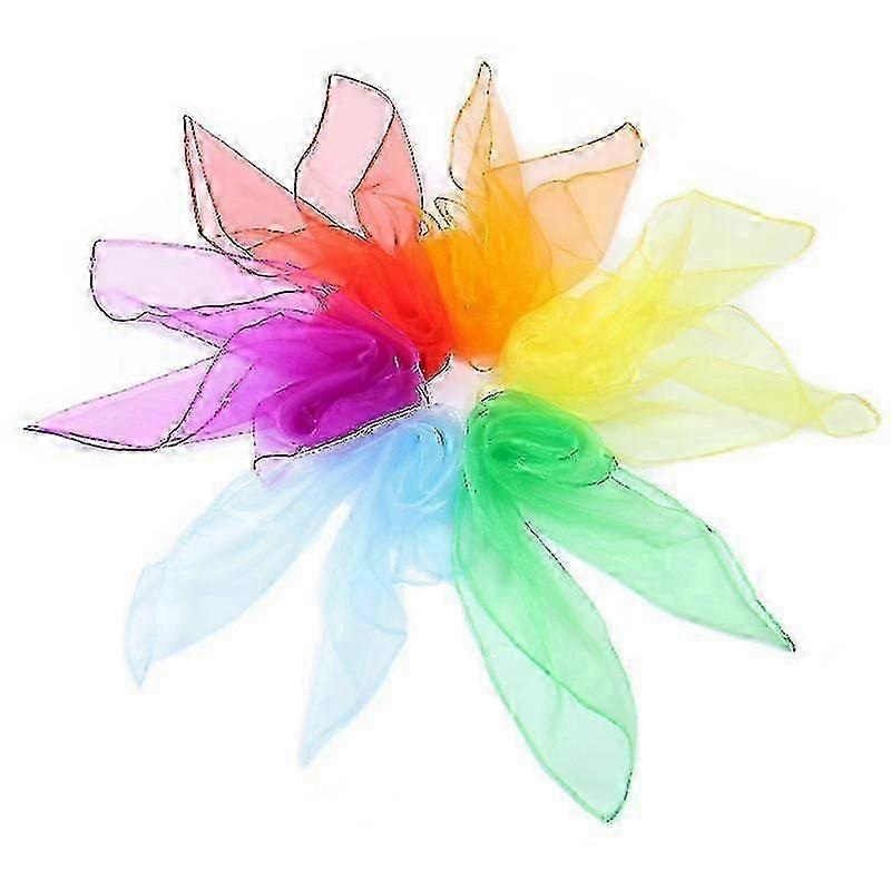 12pcs Square Chiffon Retro Scarf Neck Scarf Light Weight Neckerchief Silk Random Color Z | Fruugo SG