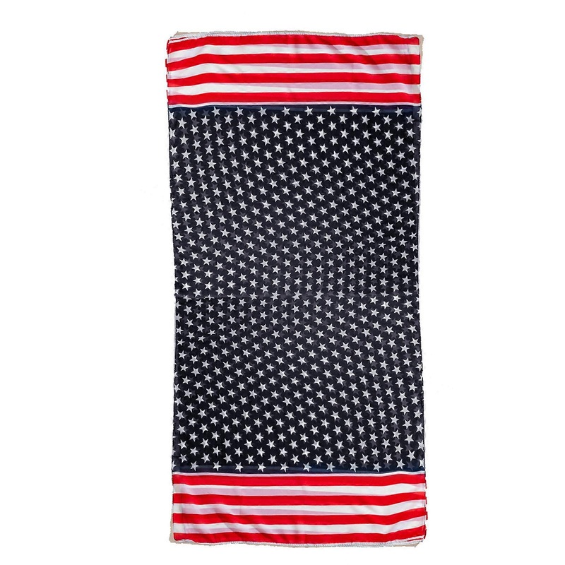 American Flag Patriotic Scarf for Women Men US Flag Scarves Breathable Chiffon Shawl for Independence Day 4th of July | Fruugo SG