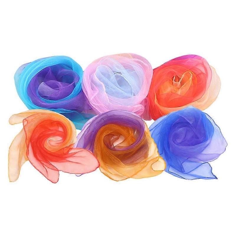 Ballet Scarf Supple Small Scarfs Stage Performance Kids 60x60cm Chiffon 20Set | Fruugo SG