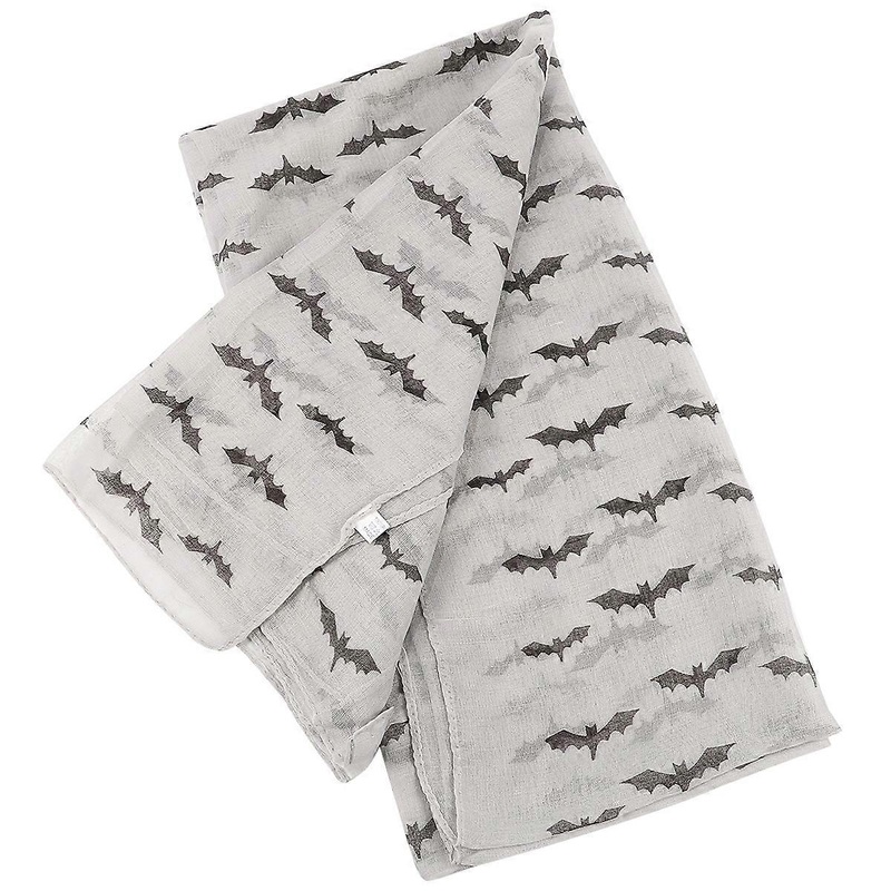 Head Scarf Women Halloween Themed Dark Grey 180x90x0.5cm Fabric Scarf present For Halloween Party 1Pack | Fruugo SG