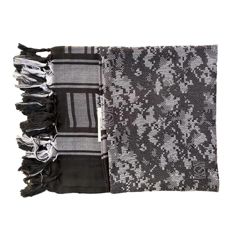 Jacquard Pattern Arab Scarf Tactically Kerchief Multi Purpose Head Wrap Hiphop Square Turban for Male Photo Props  Camouflage black gra | Fruugo SG