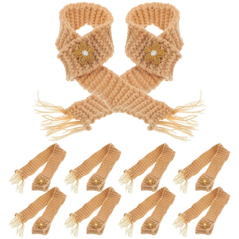 Kawaii Mini Scarf Candy Sticks Decorative Khaki 28X2.5cm 10Pcs | Fruugo SG