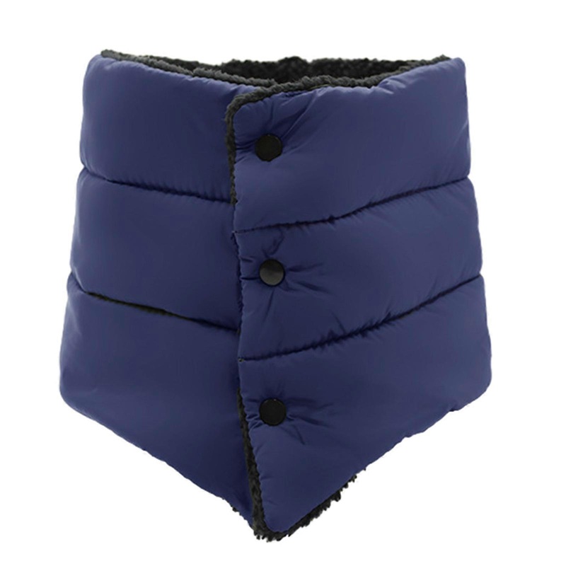 Mens Downy Scarf Collar Neck Wrap Boys Thicken Outdoor Neck Warmer Waterproof Nylon Thicken Scarf for Skiing  Navy Blue | Fruugo SG