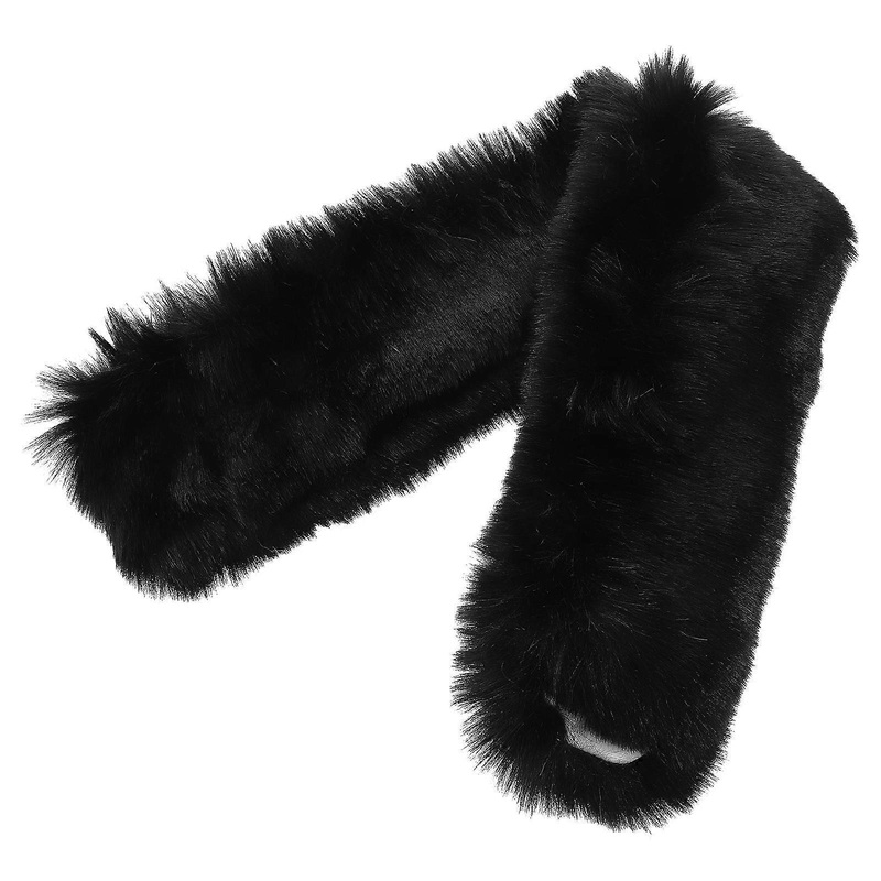 Scarf All Match Style Warmth Winter Costume Accessory Black 150.00X12.00X3.00CM Neck Wrap 1Pack | Fruugo SG