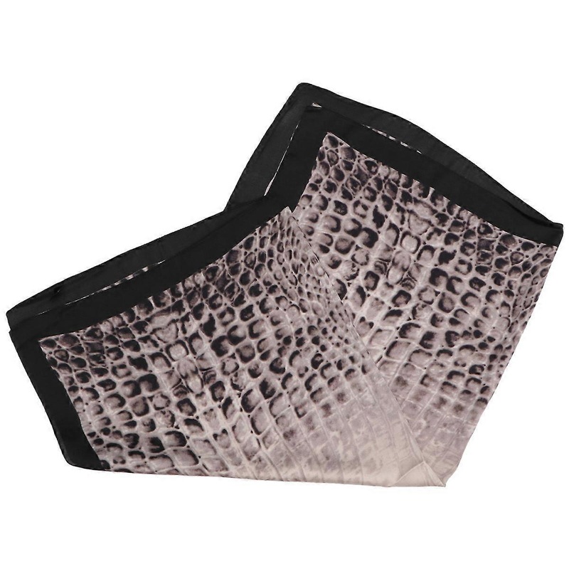 Scarf For Women Summer Imitated Silk Fabric Square Towel Grey Waist Accessory 1Pack | Fruugo SG